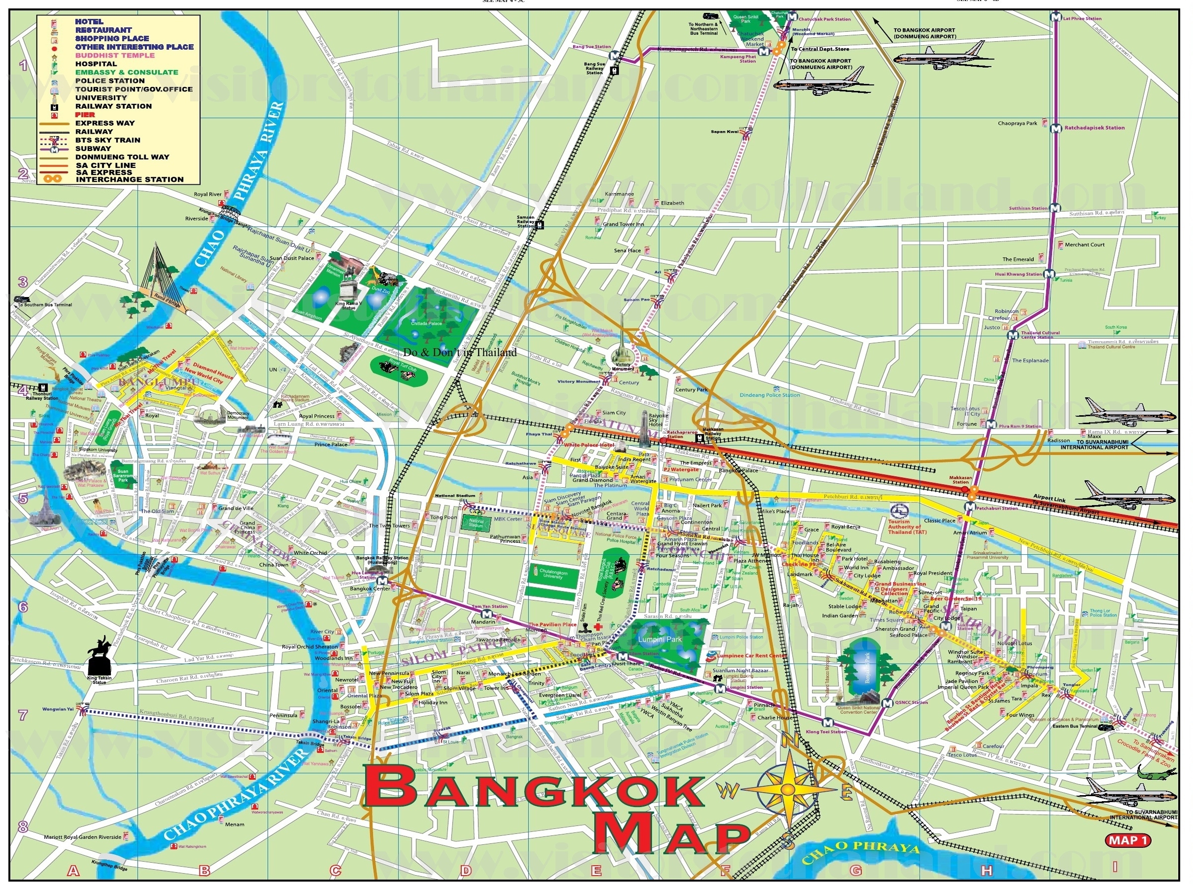 Bangkok City Map